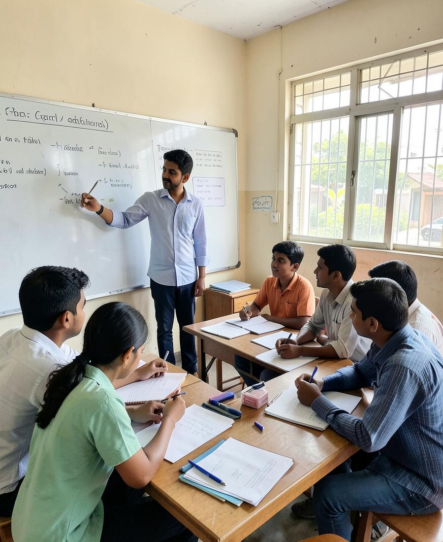 Coaching & school in India collecting Google reviews